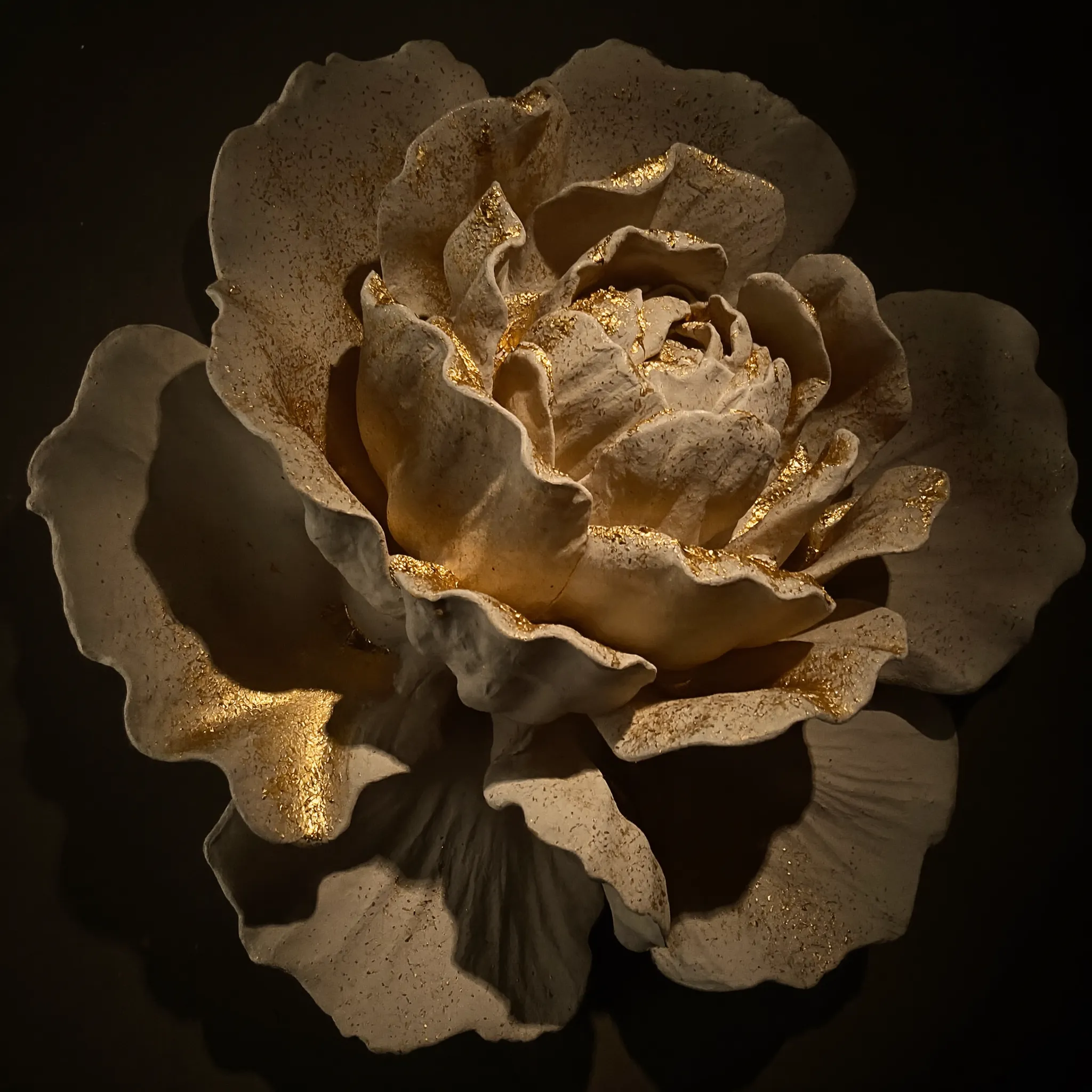 Desert Bloom, 3D Textured Art